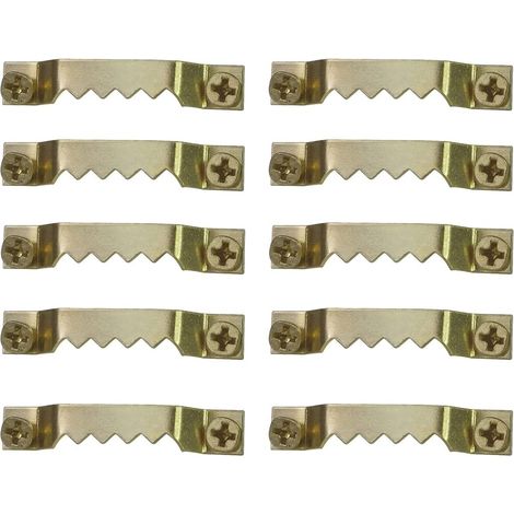 50-teiliges Bilderhaken-set Zum Aufhängen Von Bilderrahmen, Inklusive Schraubendreher Und Doppelloch-metallhaken, Zum Aufhängen Von Fotos, Postern, Leinwänden Und Kunstwerken