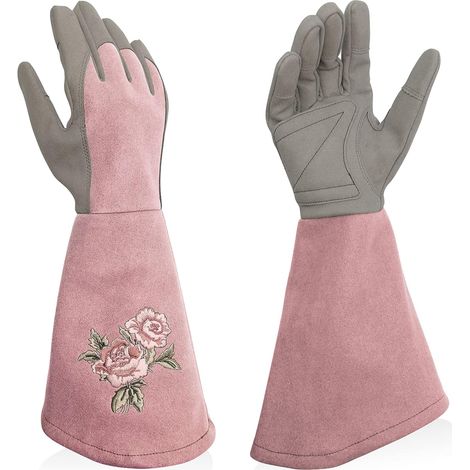 Gartenhandschuhe - Mit Vollem Schutz Vor Dornen - Lange Arbeitshandschuhe Mit Durchstichfestigkeit - Für Gartenarbeiten (3715cm)