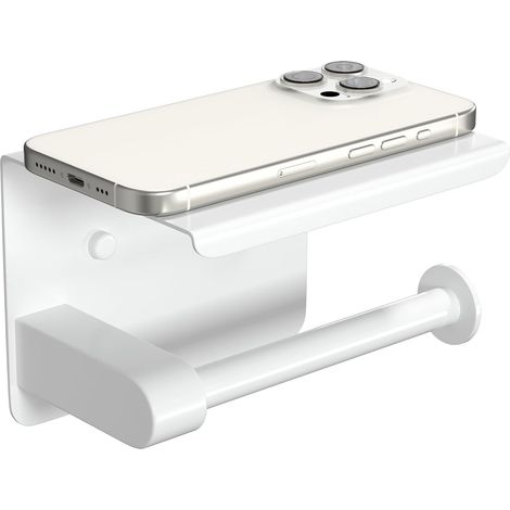 Toilettenpapierhalter, Toilettenpapierständer (weiß)