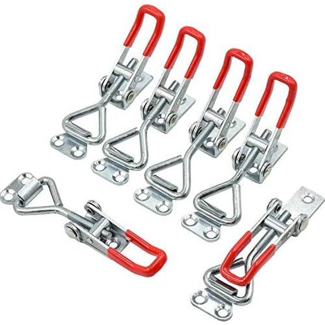 Metallene Tischler-kippriegel, Hebelbetätigung, 6er-pack Schnellverschluss-türschlösser (s)