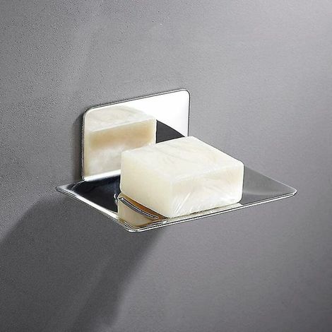 Seifenschale Aus Edelstahl 304, Moderne Chromoberfläche Von 3m, Selbstklebend Für Badezimmer