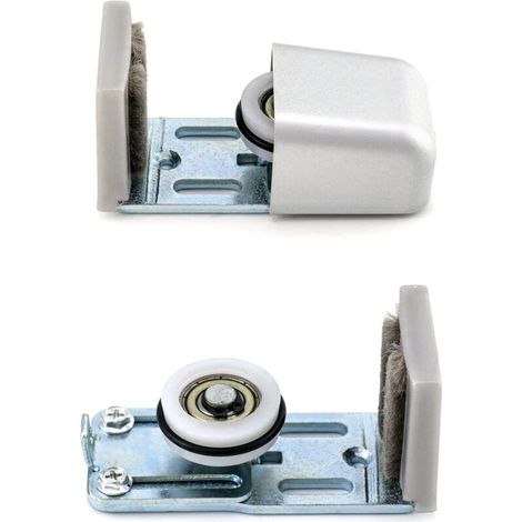 2 Stück Verstellbare Boden-/wand-/türführungsschienen Für Schiebetüren Aus Holz (verstellbereich: 7 Mm-35 Mm)