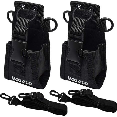 2 Stück Universelle Nylon-funkgerätetasche Für Multifunktionale Walkie-talkies, Taktische Funkgerätetasche 13,5 X 8 X 4,5 Cm Für Handy, Gps, Walkie-talkie