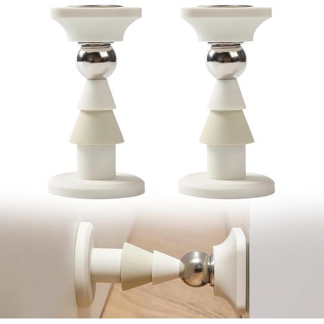 Set Mit 2 Magnetischen Türstoppern