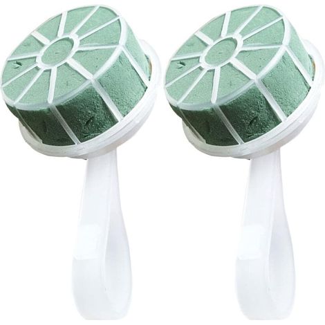 Set Mit 2 Schaumstoffhaltern Mit Griffen Für Brautsträuße, Frische Seidenblumen Und Hochzeitszubehör