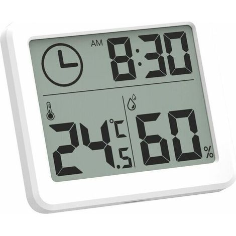 Hochpräzises Digitales Thermometer Mit Hygrometer Für Den Innenbereich, Temperatur- Und Feuchtigkeitsmesser Für Zuhause Und Büro