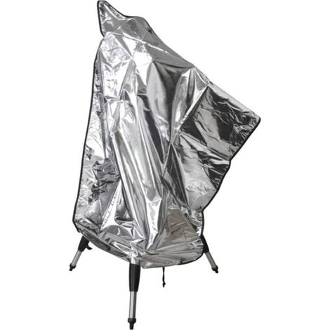 Teleskopabdeckung, Wasserdichte Schutzhülle Aus 420d Oxford-gewebe Für Teleskope, Möbelschutz Mit Verstellbarem Kordelzug (160 X 120 Cm), Silber