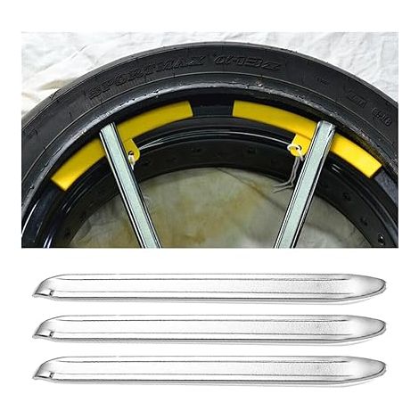 3-teiliges Reifenheber-set, Reifenheber Aus Metall Für Fahrräder, Reifenheber Für Roller, Reifenheber Aus Metallstahl Für Autos/motorräder, Reparaturwerkzeug Zum Entfernen Oder Wechseln Von Reifen