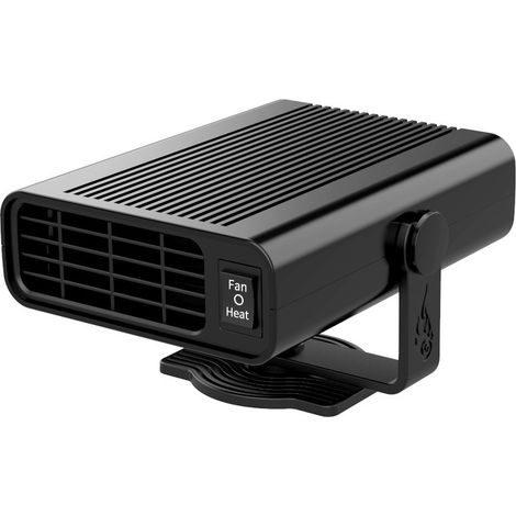 Autoheizung, Tragbarer 2-in-1-ventilator Mit Zigarettenanzünderstecker, Enteisungs- Und Entfeuchtungsfunktion