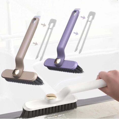 3-teiliges Reinigungsbürsten-set, Fliesenfugenbürste Mit Haken, Reinigungsbürste, Fugenbürste, Multifunktionale Badezimmer-fugenbürste, Fugenbürste Für Küche, Bad Und Wohnzimmer