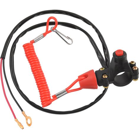 7/8" (22 Mm) Lenker-not-aus-schalter Mit 2-draht-verbindung Als Ersatz Für 110ccm Und 125ccm Taotao Dirt Pit Bikes, Atvs, Quads Und Trailbikes.