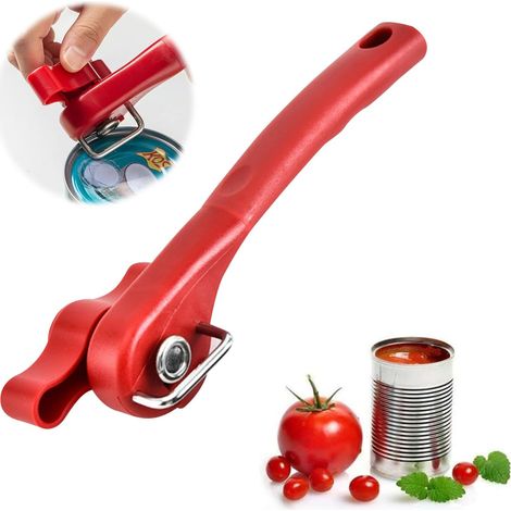 Sicherheitsdosenöffner, Ergonomisches, Rutschfestes Design, 2-in-1-dosenöffner Aus Edelstahl, Küchenöffner Für Personen Mit Eingeschränkter Handkraft