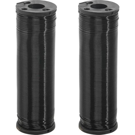 200 M Blumendraht 0,67 Mm Verpackungsdraht Verzinkter Blumendraht Floristendraht Geglühter Draht Schwarzer Gartendraht Zum Binden Von Blumen Und Pflanzen (100 M/rolle)