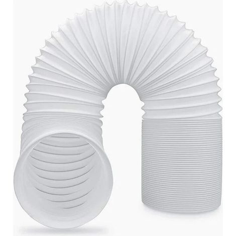 Tragbarer Klimaanlagenschlauch, Flexibles Pvc, 130 Mm Durchmesser, 1,5 M Länge, Ideal Für Klimaanlagen, Wäschetrockner Und Dunstabzugshauben