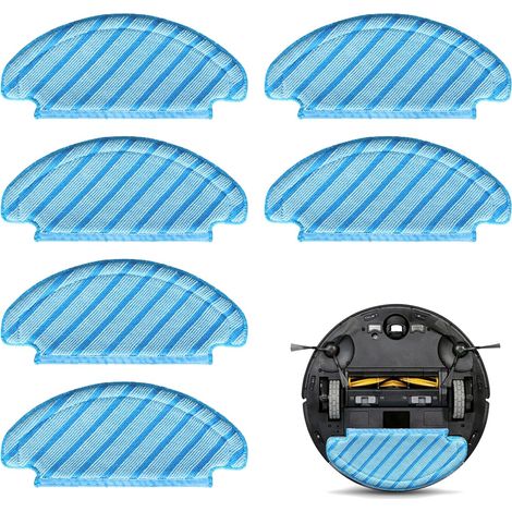 6-teiliges Reinigungstuch-set Für Deebot N8, Waschbare Und Wiederverwendbare Wischmopp-pads Für Ecovacs Deebot T8, Ersatztücher Für Deebot N8+, N8 Pro, N8 Pro+, T8+, T8 Aivi, T8 Max, T9 Und T9+