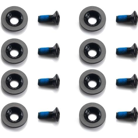 Set Mit 16 M6-schrauben Für Snowboardbindungen, 1 Satz Fester Snowboardschrauben, Skizubehör Für Snowboardbindungen, 8 Schrauben, 8 Unterlegscheiben