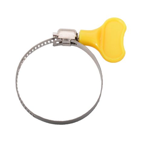 8 Stück Schlauchschellen, Verstellbare Edelstahl-schlauchschellen 21-38 Mm, Schlauchschellen Für Wasserleitungen, Kfz-schläuche, Kabel, Schwimmbäder Und Wasserhähne (gelber Griff)