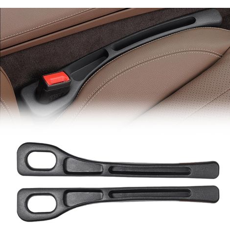 2-teiliges Auto-sitz-organizer-set – Universelle Auto-aufbewahrungsbox, Auto-zubehör Für Schlüssel, Handy, Geldbörse – Ergonomisches Und Rutschfestes Design (schwarz)