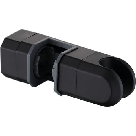 Duschkopfhalterung, Universell 15 Mm-30 Mm, Abnehmbare Gleitstange Für Duschsystem (schwarz, 13,54 Cm)