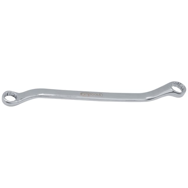 KS Tools EDELSTAHL Doppel-Ringschlüssel, gekröpft, 16x18mm