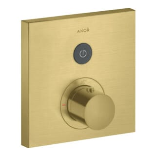 hansgrohe Fertigmontageset ShowerSelect UP-THM, 1 Verbr., eckig, brushed brass