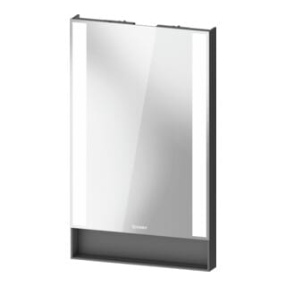 Duravit Lichtspiegel Qatego 45x75x6,5cm, 21 W, Graphit matt
