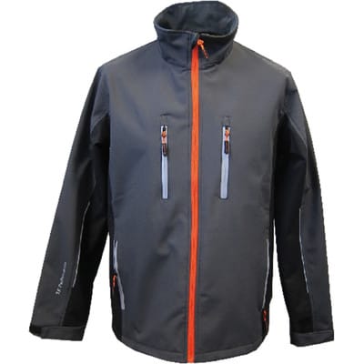 Terratrend Job Softshelljacke dunkelgrau/schwarz Größe S