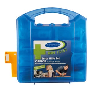 GRAMM medical Verbandkoffer OFFICE DIN 13 157, blau