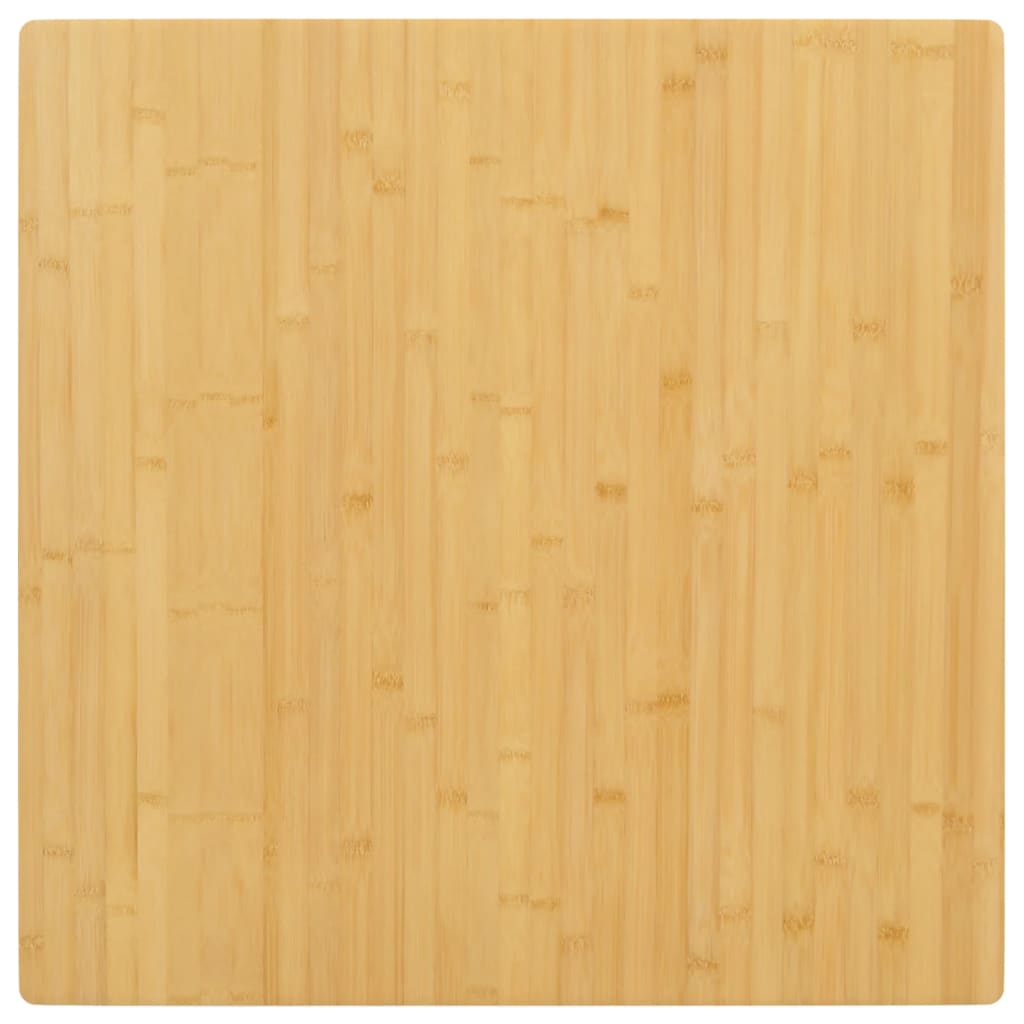 Tischplatte 80x80x2,5 Cm Bambus Vidaxl