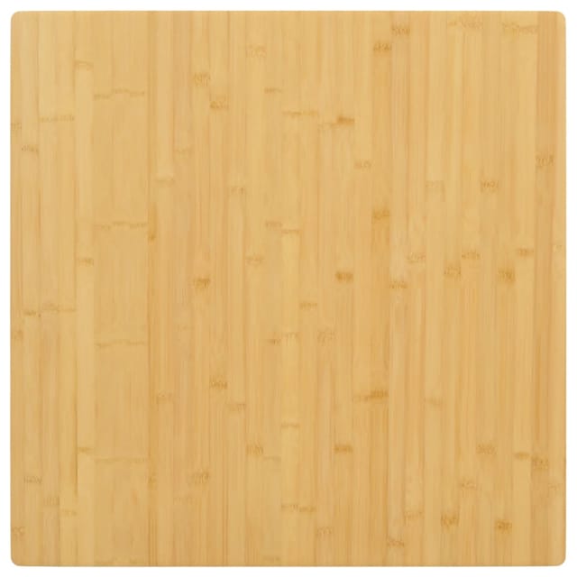 Tischplatte 80x80x2,5 Cm Bambus Vidaxl