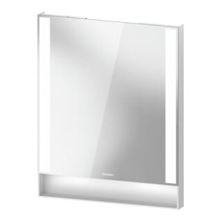 Duravit Lichtspiegel Qatego 60x75x6,5cm, 23 W, weiß matt