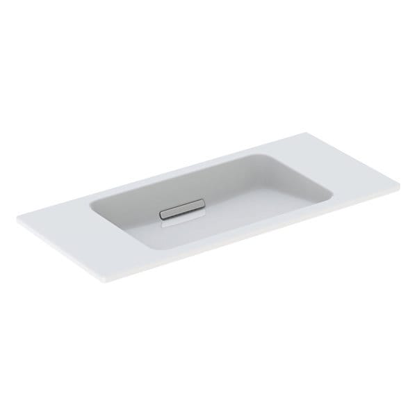 Geberit Waschtisch One 90x40cm, o HL, Ü verd., we. K-Tect/Bl vc