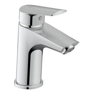 Duravit Waschtisch-Einhebelmischer No. 1 S MinusFlow o. Zugst.-Ablaufgarn., Ausl. 100mm, chr