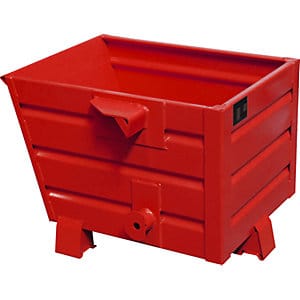 Bauer Südlohn Späne-Stapelkipper BSL 30, lackiert, Feuerrot