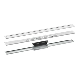 hansgrohe Duschrinne Drain 900mm, Fertigset, frei im Raum, mattweiß