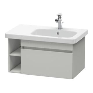 Duravit Waschtischunterschrank DuraStyle 73x44,8cm, Beck. re, betongr ma, 1 Ausz.
