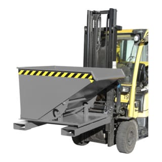 Bauer Südlohn Kippbehälter 3S 600, lackiert, Mausgrau