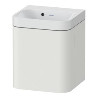 Duravit Möbelwaschtisch Happy D.2 Plus 40x36cm, 1 T, An li, o HL, No we s-matt