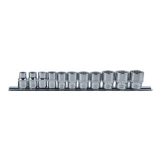 KS Tools 3/8" CHROMEplus 12-kant-Stecknuss-Satz, 11-teilig 8-19mm