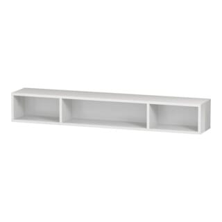 Duravit Regalelement L-Cube 80x14cm, we. matt, 3 Fächer, horizontal
