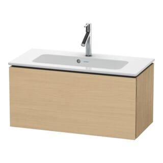 Duravit Waschtischunterschrank Compact L-Cube 82x39,1cm, Ei Nat, 1 Auszug, wandhängend