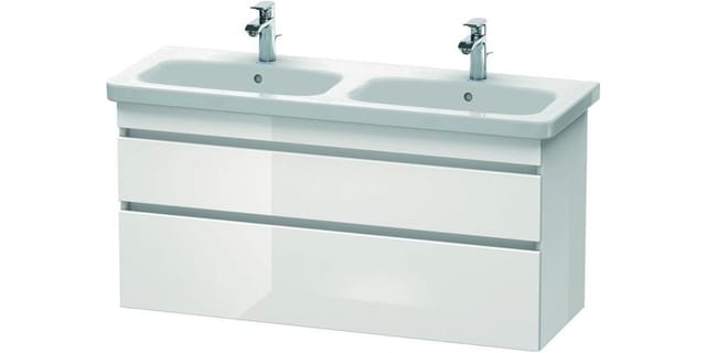 Duravit Waschtischunterschrank DuraStyle 123x44,8x61cm, 2 A, B l/r, gra m/we ma