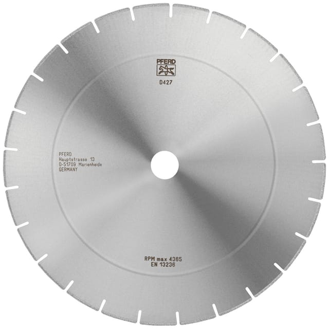 PFERD TOOLS Diamant-Trennscheibe D1A1R 350x2,8x30,0mm D427 (grob) segmentiert für GFK/CFK