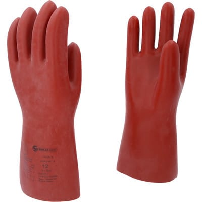KS Tools Elektriker-Schutzhandschuh mit mechanischen und thermischen Schutz, Größe 12, Klasse 3, rot 12117.0098