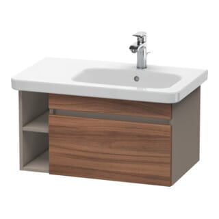 Duravit Waschtischunterschrank DuraStyle 73x44,8cm, B re, Nussb nat/b ma, 1 Ausz.