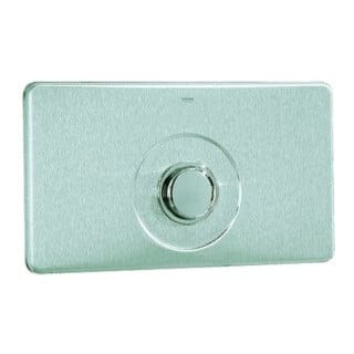 Grohe Platte und Druckknopf 42261 Edelstahl