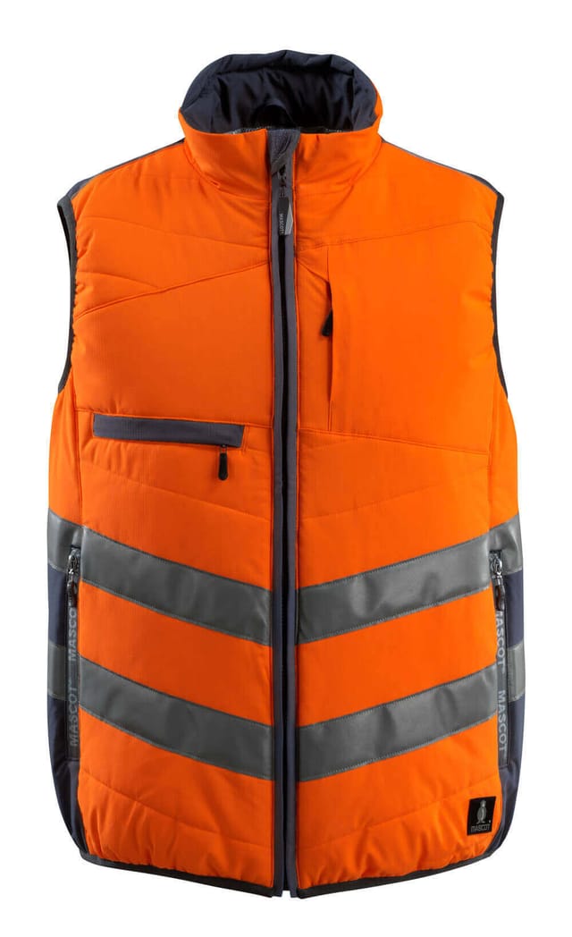 Mascot Grimsby Thermoweste Größe M, hi-vis orange/schwarzblau