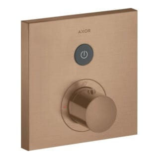 hansgrohe Fertigmontageset ShowerSelect UP-THM, 1 Verbr., eck., brushed red gold