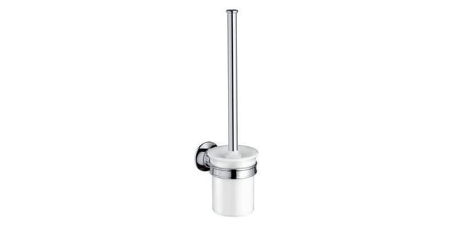 hansgrohe WC-Bürstengarnitur Axor Montreux Eins. Mattglas, Ha. Met., Wandmont., chr