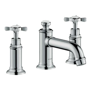 hansgrohe 3-Loch-Waschtischarmatur 30 Axor Montreux A 143mm, m Kreuzgr., Zugst.Abl.Gar., chr